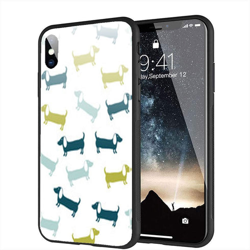 Coque iphone xr original verre trempé teckel