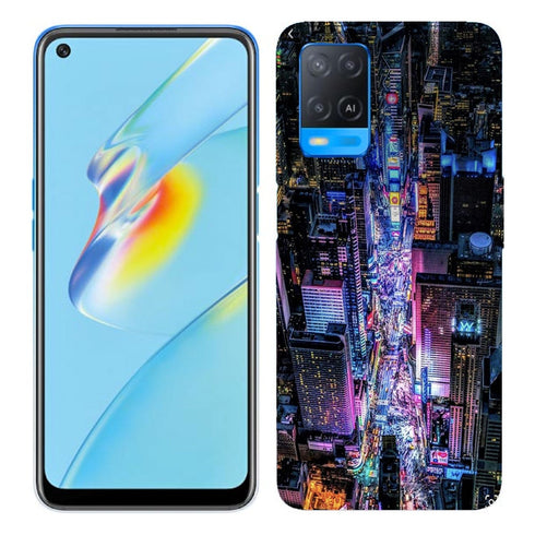 Coque Oppo A54 Times Square By Night Blue