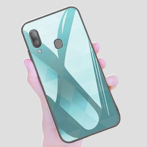 Coque pour Samsung A40 Agate Diams Bleu - MaCoquePerso