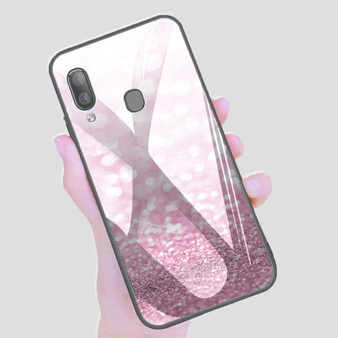 Coque pour Samsung A40 Paillettes Roses - MaCoquePerso