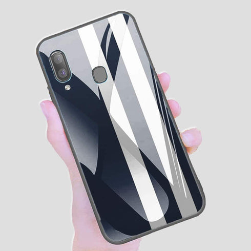 Coque pour Samsung A40 Racing Bleu - MaCoquePerso