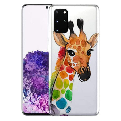 COQUE élégante SAMSUNG GALAXY S20 GIRAFE COLORÉE