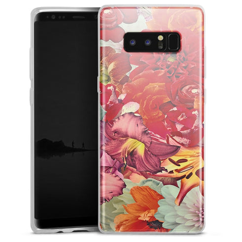 Rosses | Coque telephone Case Samsung NOTE 8 | Etui pour Samsung NOTE 8 | Housse Silicone Bouquet Floral - MaCoquePerso