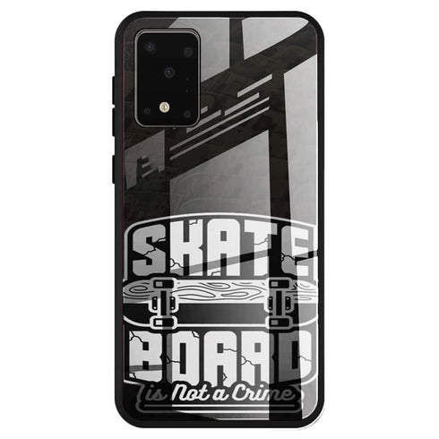 Skate Game is Not a Crime | Coque en Silicone, Verre | Tpu Antichocs | Apple iPhone, Samsung Galaxy, Huawei - MaCoquePerso