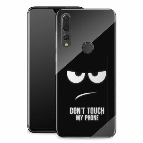 Motif Original | Coque Huawei P30 LITE Don't Touch My Phone | Bumper Tpu + Verre Trempé Portable à Toulouse MaCoquePerso
