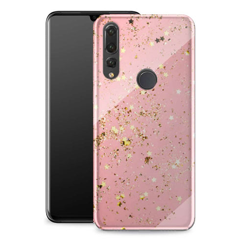 Strass Rose à Paris | Coque Huawei P30 LITE Rose Paillette | Bumper Tpu + Verre Trempé Portable Fun MaCoquePerso