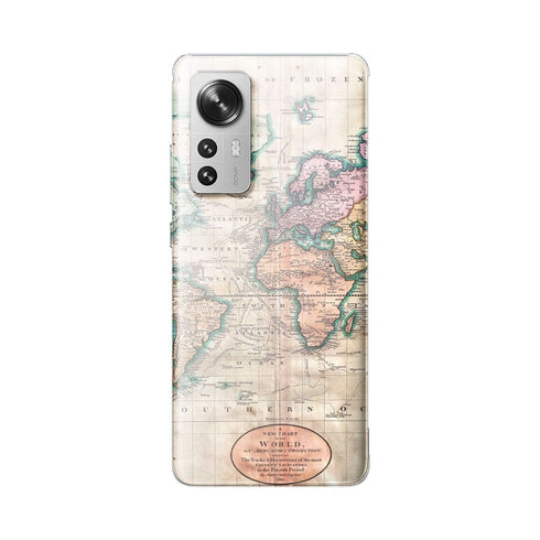 Coque Xiaomi 12 5G Carte du monde vintage 1801