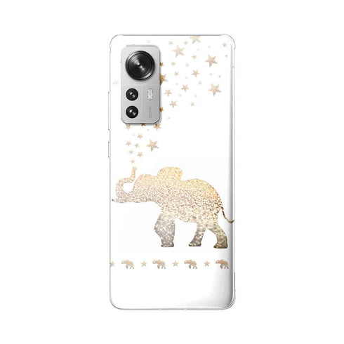 Coque Xiaomi 12 5G Gatsby gold glitter elephant