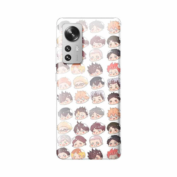 Coque télephone Xiaomi 12 5G Haikyuu chibi heads