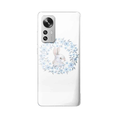 Coque Xiaomi 12 5G Lapin Fleur Bleue