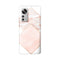 Coque Xiaomi 12 5G Marbre rose or rose blush doux