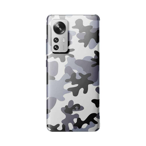 Coque Xiaomi 12 5G Motif de camouflage noir