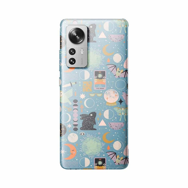 Coque Xiaomi 12 5G Motif lunaire Blue Moon