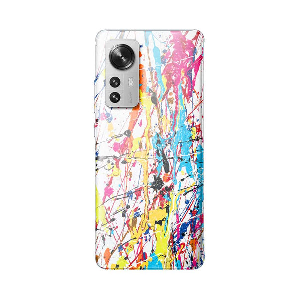 Coque Xiaomi 12 5G Splash Paint Arc en ciel