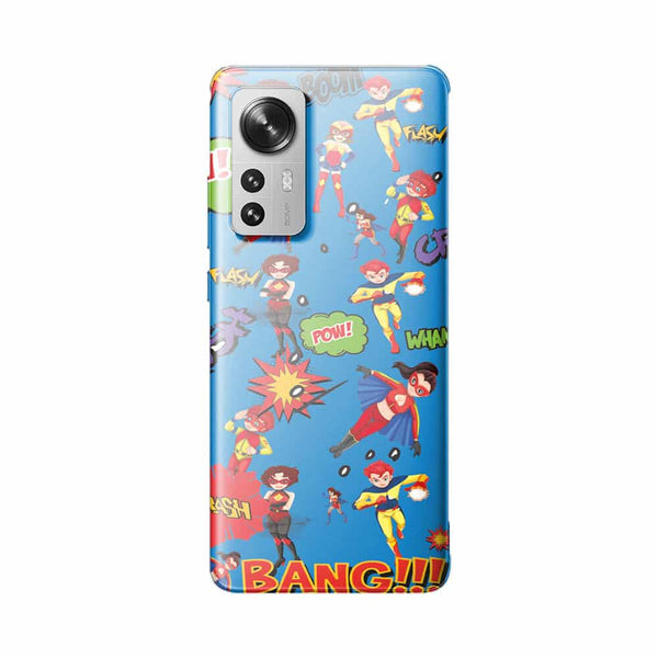 Coque Xiaomi 12 5G Super Héros Bleu