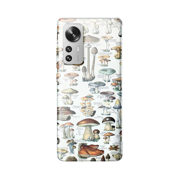 Coque Xiaomi 12 5G Tableau des champignons comestibles vintage