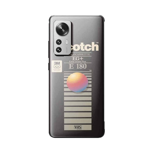 Coque originale Xiaomi 12 5G VHS Scotch E180