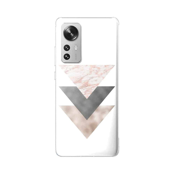Coque Xiaomi 12 5G design moderne avec un beau marbre en or rose