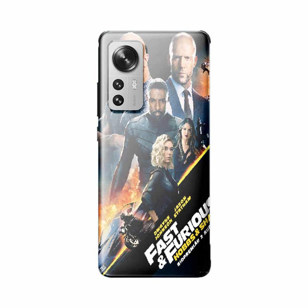 Coque Telephone Xiaomi 12 5G originale Fast and furious hobbs and shaw