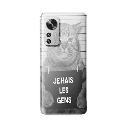 Coque Xiaomi 12 5G I hate People Jail Cat