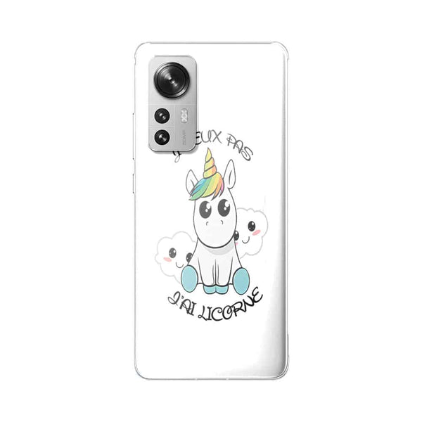 Coque Xiaomi 12 5G Je Peux pas j'ai Licorne