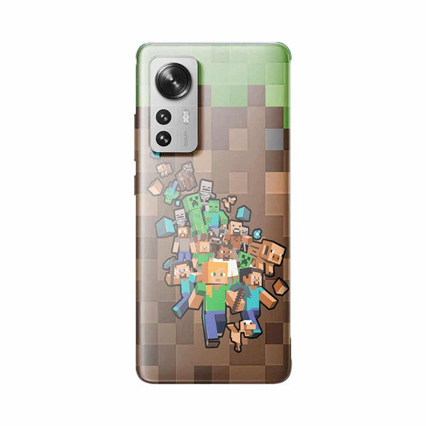 Coque Telephone Xiaomi 12 5G Minecraft creeper forest
