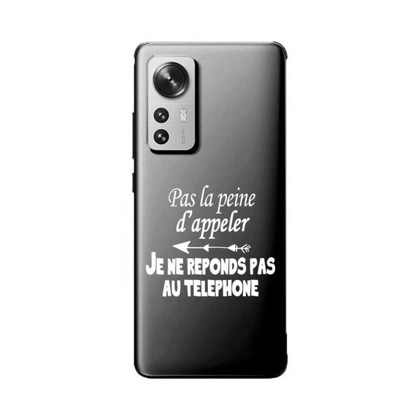 Coque Xiaomi 12 5G Pas la Peine d'appeler