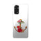Coque Xiaomi Redmi Note 11 ancre florale fleurs roses et rouges
