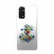 Coque Xiaomi Redmi Note 11 ancre bleu avec illustration de lis du jour