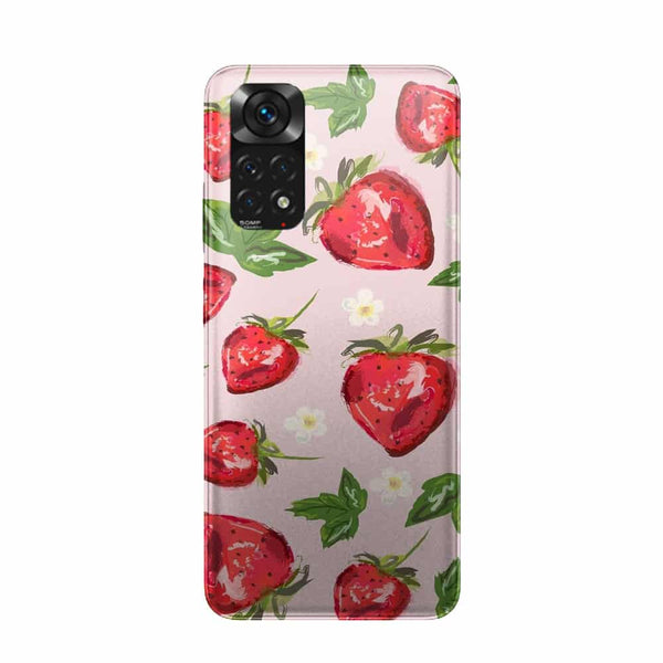 Coque Xiaomi Redmi Note 11 Botanique aux fraises