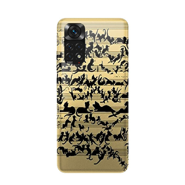 Coque Xiaomi Redmi Note 11 Clef musicale pour chat