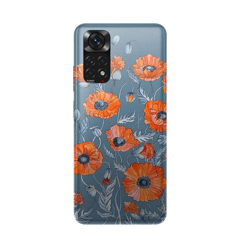 Coque Xiaomi Redmi Note 11 Coquelicots floral botanical art