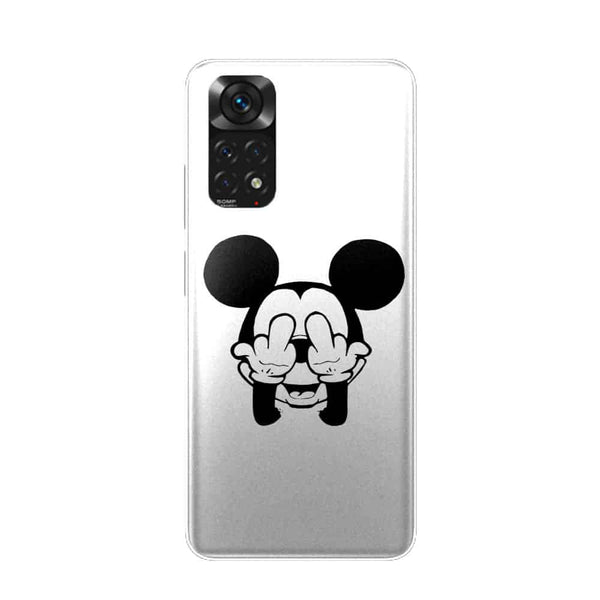 Coque téléphone Xiaomi Redmi Note 11 Doigt d'honneur Fuck the Mouse