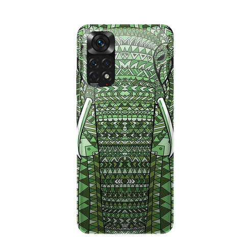 Coque Xiaomi Redmi Note 11 Elephant Vert Azteque