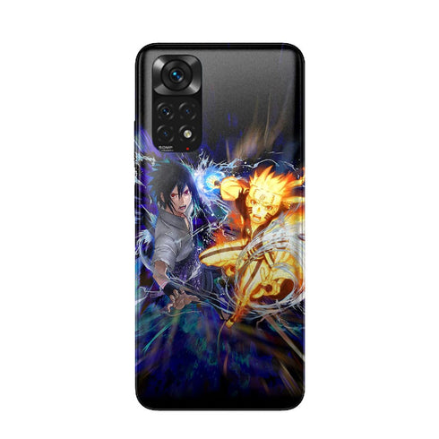 Coque Xiaomi Redmi Note 11 Fight Naruto Sasuke