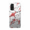 Coque Xiaomi Redmi Note 11 fleurs de cerisier orientales blanches et rouges