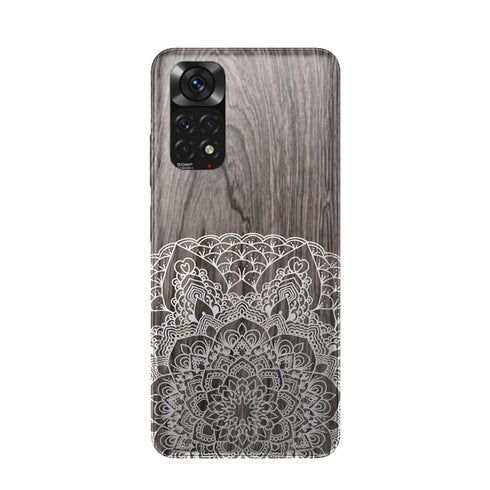 Coque Xiaomi Redmi Note 11 Floral Lacet Bois