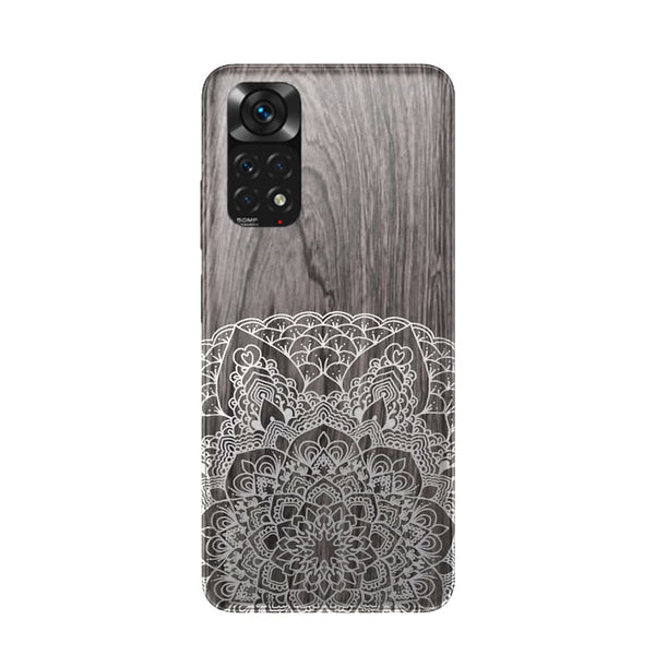 Coque Xiaomi Redmi Note 11 Floral Lacet Bois