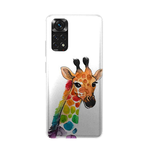 Coque Xiaomi Redmi Note 11 Girafe Mulicouleurs