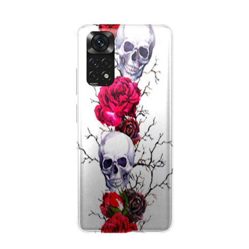 Coque Xiaomi Redmi Note 11 Human Roses Skull