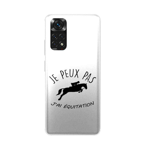 Coque Xiaomi Redmi Note 11 Je Peux pas j'ai Equitation