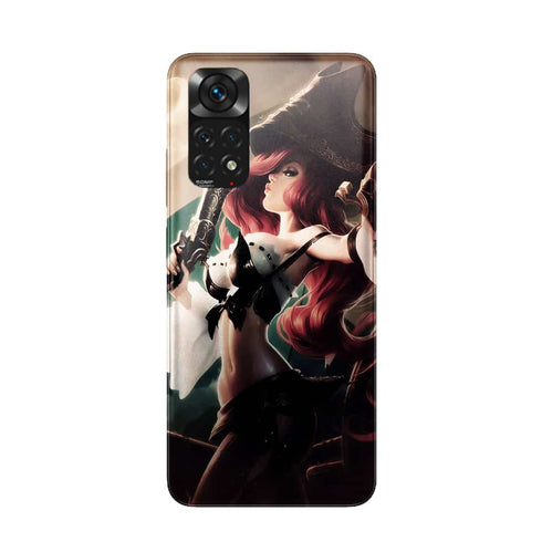 Coque Xiaomi Redmi Note 11 Manga Girl Pirate
