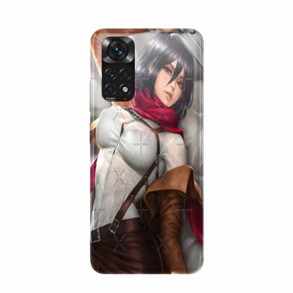 Coque Xiaomi Redmi Note 11 Mikasa Attack on Titan filles sexy beau cul