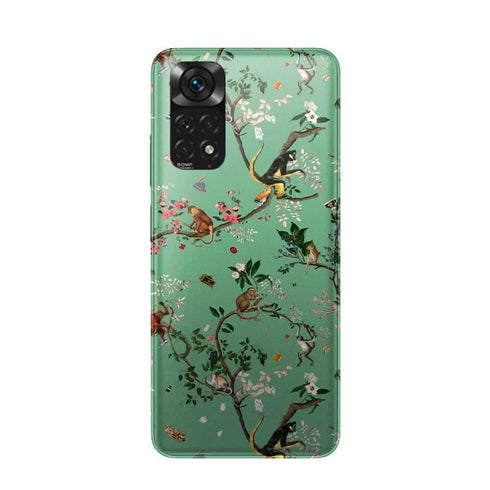 Coque Xiaomi Redmi Note 11 Monde des singes vert