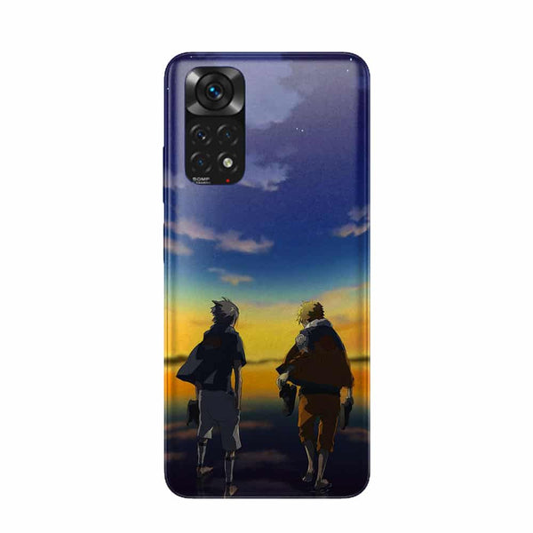 Coque Xiaomi Redmi Note 11 Naruto & Sasuke Ciel Etoilé