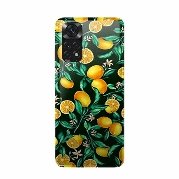 Coque Xiaomi Redmi Note 11 Orange sur Fond Noir