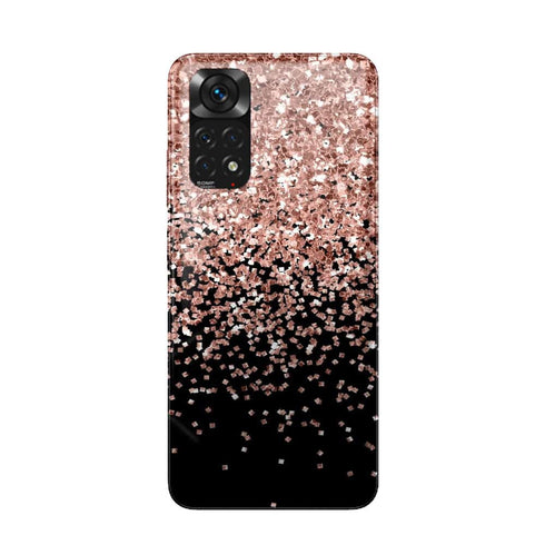 Coque Xiaomi Redmi Note 11 Paillettes dor rose