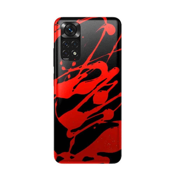 Coque Xiaomi Redmi Note 11 Paint Slpash Rouge