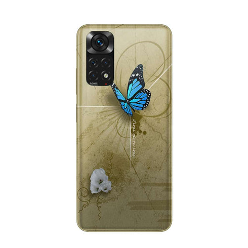 Coque Xiaomi Redmi Note 11 Papillon Bleu