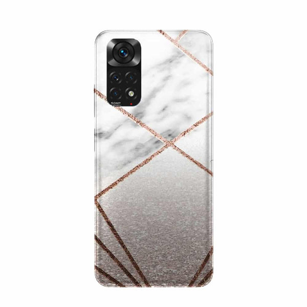 Coque Xiaomi Redmi Note 11 Rose paillettes en hausse geo